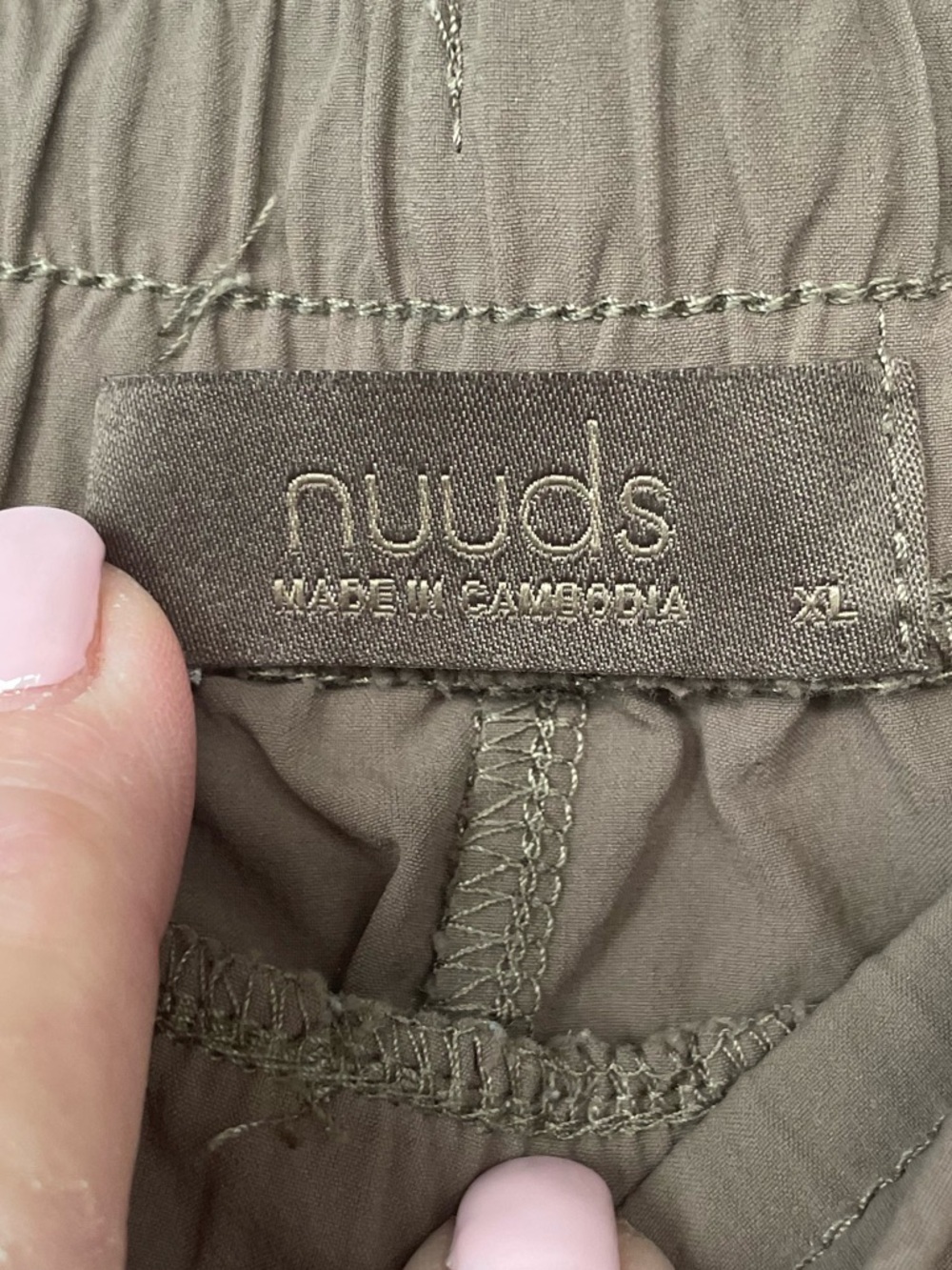 Nuuds Refine Jogger style 4 way stretch pant, elastic waist, pockets; XL - Picture 4 of 6
